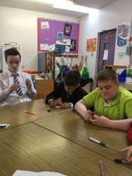 Year 10 learn origami.